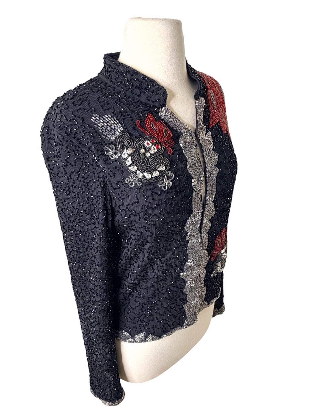 APRIL MAY RARE VINTAGE SEQUINED JACKET. - Picture 7 of 8